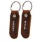 2 Sided Leather Key Chains 10 Pack-Customize it for Promotional Gifts, Fundraising, Events, Wedding - Engrave on Both Sides
